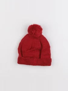 Vertbaudet - bonnet rouge - 3/6 mois