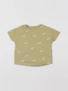 Zara - tee-shirt jaune - 3/6 mois