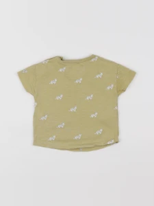 Zara - tee-shirt jaune - 3/6 mois