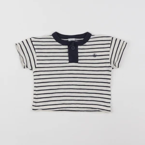 Petit Bateau - tee-shirt bleu - 6 mois