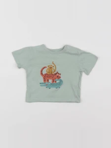 Boutchou - tee-shirt vert - 6 mois