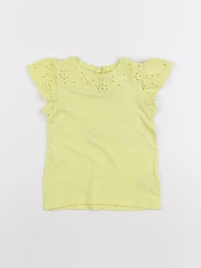 Vertbaudet - tee-shirt jaune - 2 ans