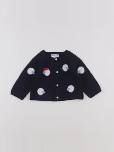 Jacadi - gilet bleu - 6 mois