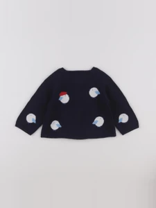 Jacadi - gilet bleu - 6 mois