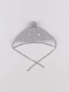 Jacadi - bonnet gris - 1 mois