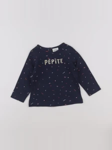 Tape à l'oeil - tee-shirt bleu - 12 mois