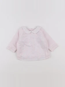 Jacadi - sweat rose - 6 mois