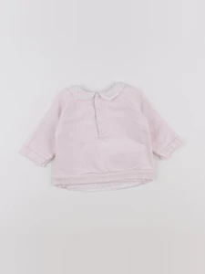Jacadi - sweat rose - 6 mois
