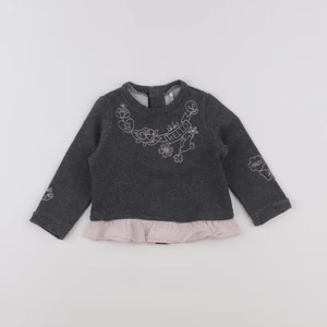 IKKS - sweat gris - 12 mois
