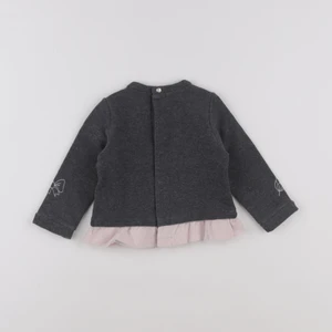 IKKS - sweat gris - 12 mois