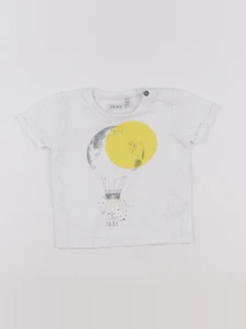 IKKS - tee-shirt blanc - 6 mois