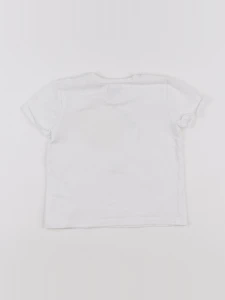 IKKS - tee-shirt blanc, jaune - 12 mois