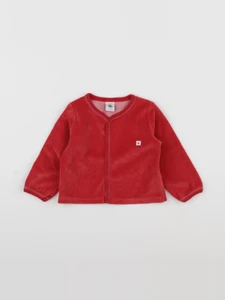 Petit Bateau - gilet rouge - 18 mois