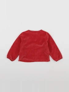 Petit Bateau - gilet rouge - 18 mois