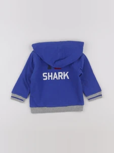 IKKS - sweat bleu - 18 mois