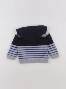 IKKS - sweat bleu - 18 mois