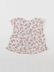 Zara - blouse beige, rose - 18/24 mois