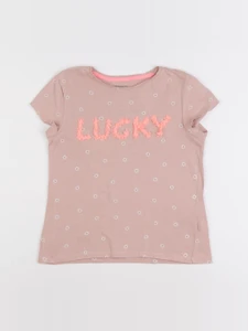 Vertbaudet - tee-shirt rose - 10 ans