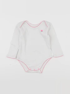 Boutchou - body blanc, rose - 24 mois
