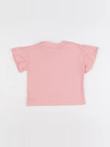 H&M - tee-shirt rose - 12/18 mois