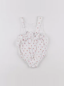 Jacadi - combinaison blanc, rouge - 6 mois