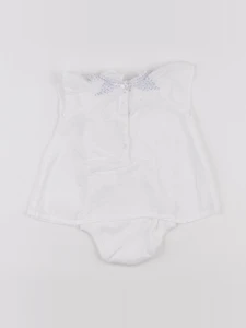 Cyrillus - body blouse blanc - 6 mois