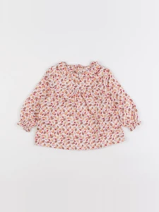 Cadet Rousselle - blouse rose, orange - 6 mois