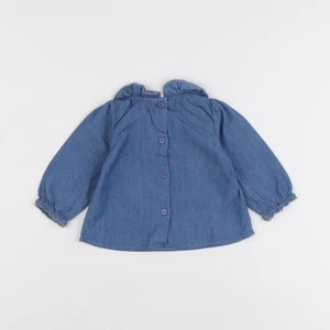 Louis Louise - blouse bleu - 6 mois