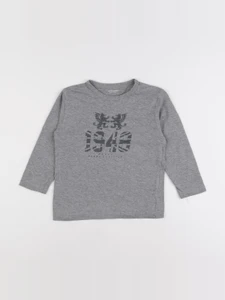 Vertbaudet - tee-shirt gris - 4 ans