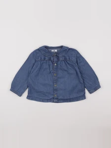 La Redoute - blouse bleu - 2 ans