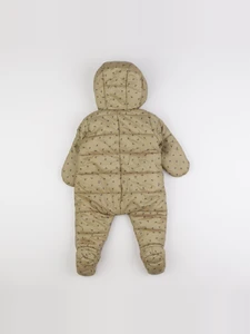 Petit Bateau - combi-pilote jaune - 12 mois