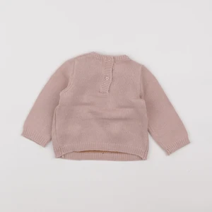 Vertbaudet - pull rose - 9 mois
