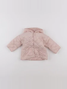 Vertbaudet - doudoune rose - 6 mois