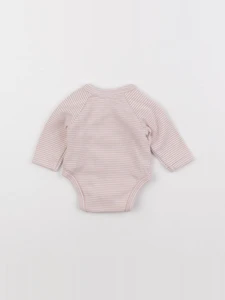 Vertbaudet - body rose - 0 mois