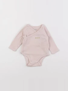 Vertbaudet - body rose - 1 mois