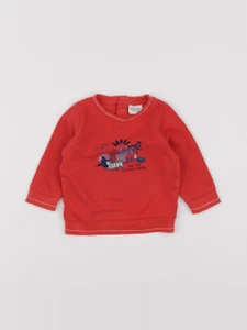 Tape à l'oeil - sweat rouge - 9 mois
