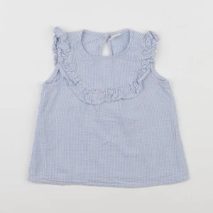 H&M - blouse bleu - 12 mois