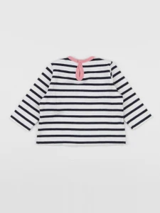Petit Bateau - sweat blanc - 6 mois