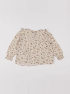 Vertbaudet - blouse beige - 3 ans