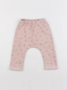 Vertbaudet - sarouel rose - 12 mois