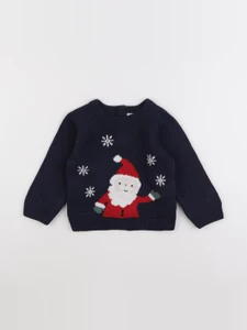Vertbaudet - pull bleu - 18 mois