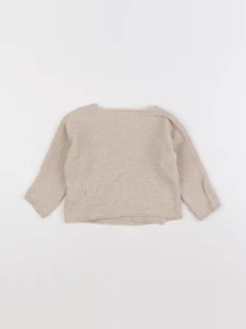 Vertbaudet - gilet beige - 12 mois