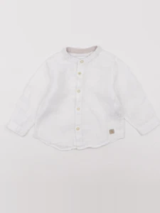 Zara - chemise blanc - 6/9 mois
