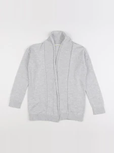 Vertbaudet - gilet gris - 8 ans