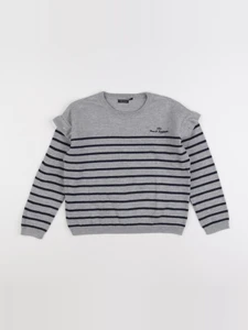 IKKS - pull gris - 8 ans