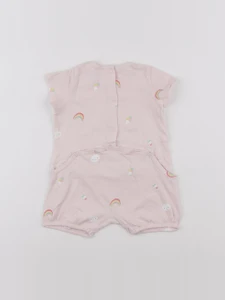 Vertbaudet - combinaison rose - 6 mois