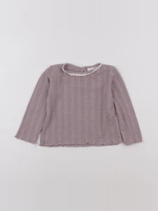 Zara - pull violet - 18/24 mois