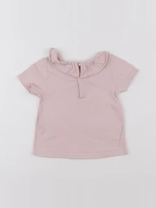 Petit Bateau - tee-shirt rose - 18 mois
