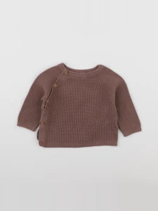 Vertbaudet - pull marron - 9 mois