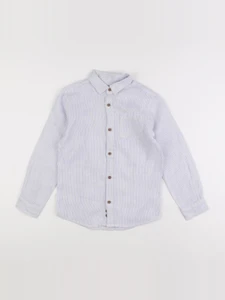 Monoprix - chemise bleu - 8 ans